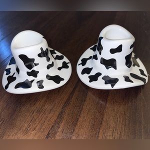 Handmade Cowboy Hat taper candle holders